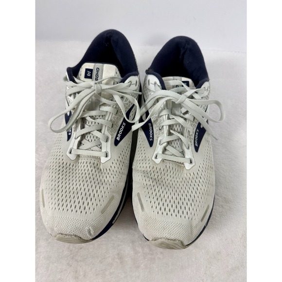 Brooks Ghost 14 Running Shoes White Navy Men\'s main image 6